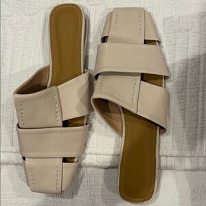 Elegant Cream Women's Sandals